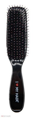 Щетка для волос SPIDER 9 рядов глянцевая черная M 1501 BLACK фото