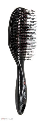 Щетка для волос SPIDER 12 рядов глянцевая черная L 1502 BLACK фото